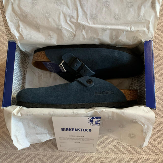 BIRKENSTOCK(ビルケンシュトック)の【新品】ビルケンシュトック　 ボストン　ネイビー　40 26cm ナロー幅 メンズの靴/シューズ(サンダル)の商品写真