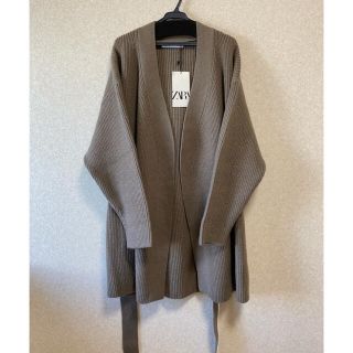 ザラ(ZARA)のザラ　ニットロングカーディガン(カーディガン)