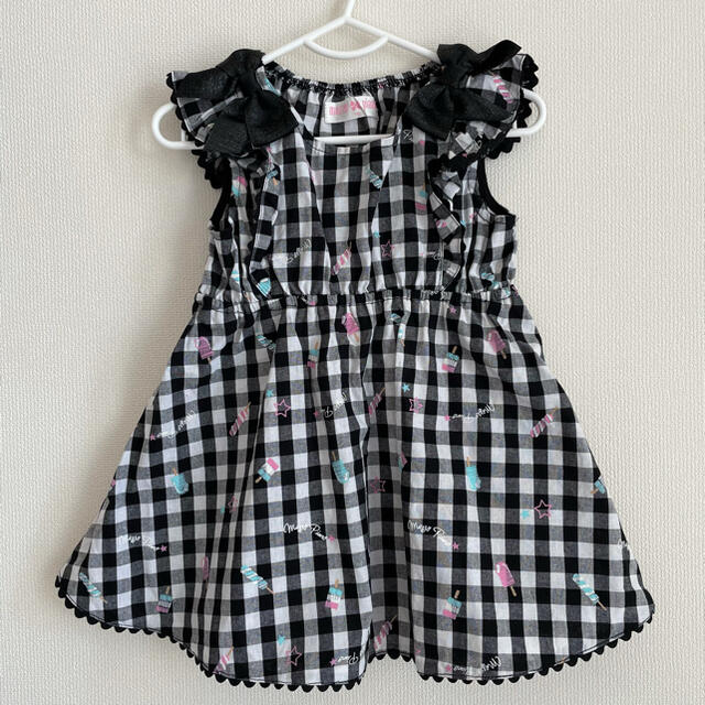 mezzo piano(メゾピアノ)のワンピース キッズ/ベビー/マタニティのキッズ服女の子用(90cm~)(ワンピース)の商品写真