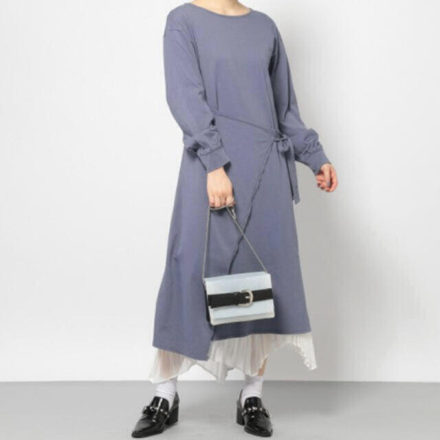 PAGEBOY(ページボーイ)の新品　pageboy ラップレイヤードワンピース レディースのワンピース(ロングワンピース/マキシワンピース)の商品写真