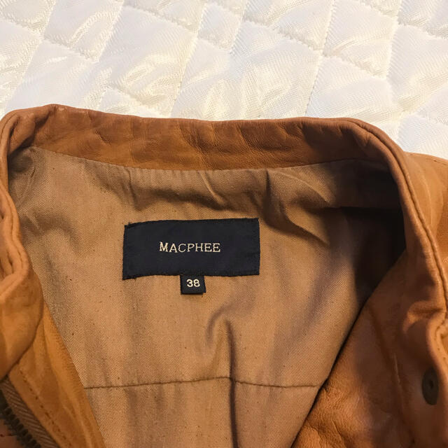 macphee マカフィー レザージャケット ライダース レディース 38 macphee マカフィー レザージャケット ライダース レディース 38