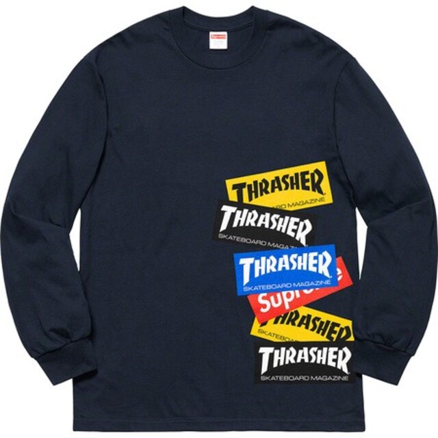 Supreme®/Thrasher® Multi Logo L/S Tee L 値引きする www.gold-and ...
