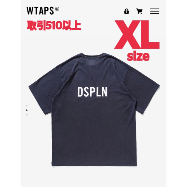 21FW WTAPS ACADEMY SS DSPLN TEE NAVY XL Tシャツ+カットソー(半袖+袖なし)