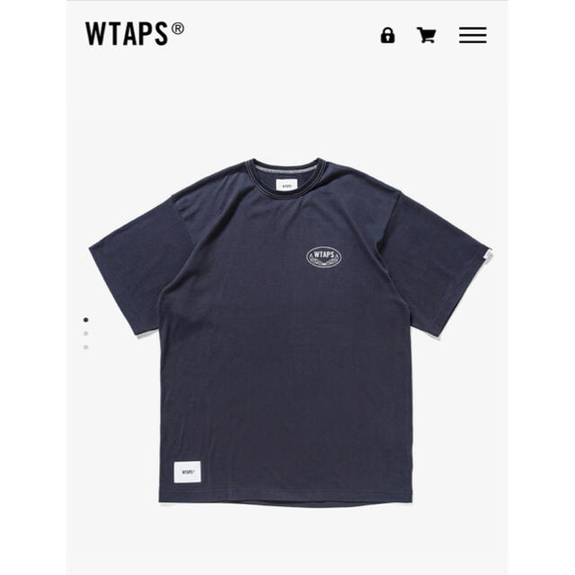 21FW WTAPS ACADEMY SS DSPLN TEE NAVY XL