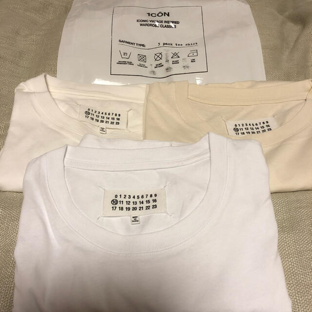 Maison Martin Margiela(マルタンマルジェラ)のメゾンマルジェラ Maison Margiela パックTシャツ 3枚セット メンズのトップス(Tシャツ/カットソー(半袖/袖なし))の商品写真