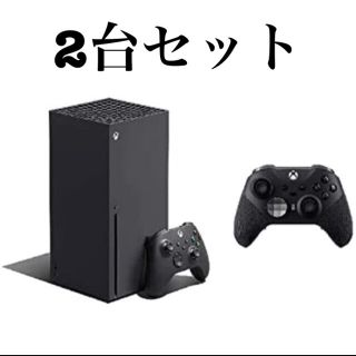 エックスボックス(Xbox)のxbox X と　コントローラー　のセット販売　2台セット！(家庭用ゲーム機本体)