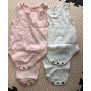 ベビーギャップ(babyGAP)の！値下げ！babyGAP ノースリーブ ロンパース フリル (ロンパース)