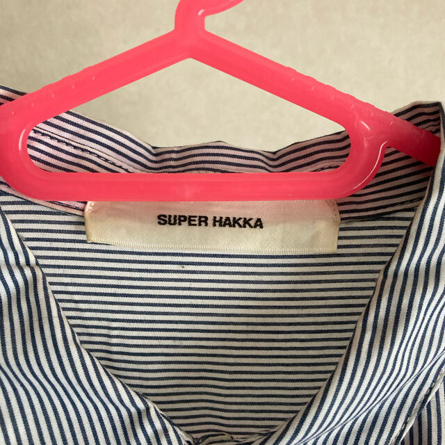 SUPER HAKKA(スーパーハッカ)のSUPER HAKKA　ストライプ　シャツ　長袖 レディースのトップス(シャツ/ブラウス(長袖/七分))の商品写真