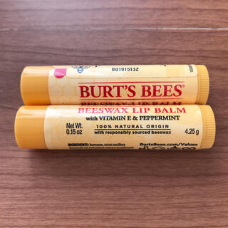 新品未使用！BURT'S BEES リップバーム　バーツビーツ(リップケア/リップクリーム)