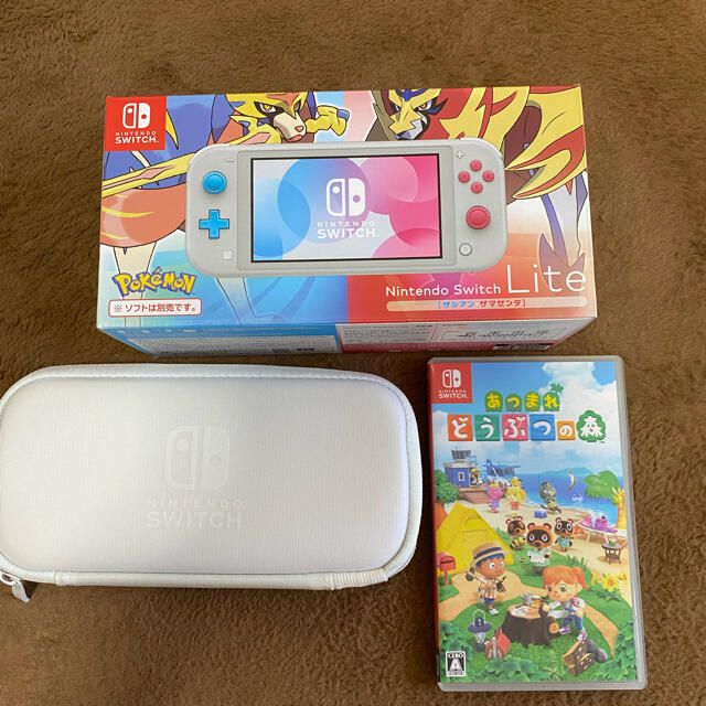 数量限定(先着&発送順) Nintendo Switch Lite ザシアン・ザマゼンタ + ...