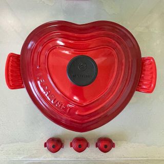 ルクルーゼ(LE CREUSET)のル・クルーゼ　ココットダムール　鍋&マグネット(鍋/フライパン)