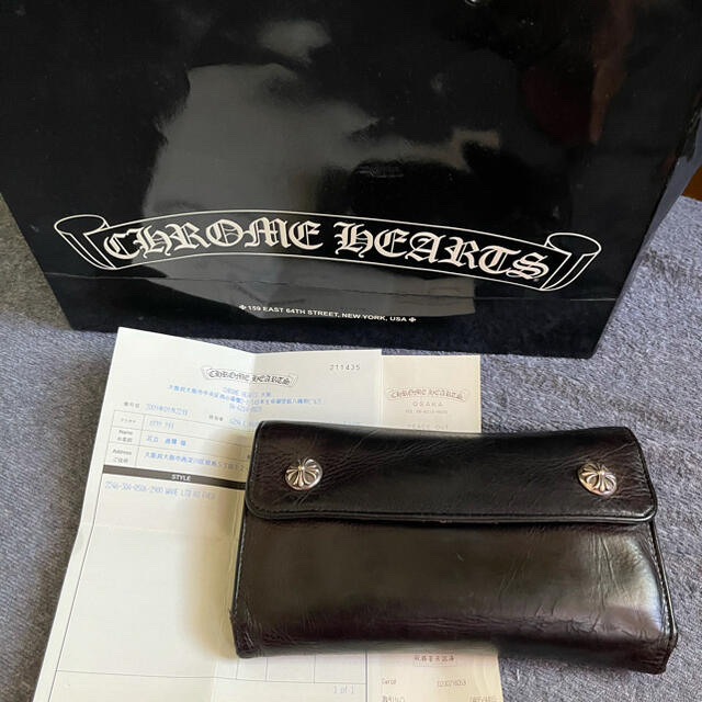 人気商品ランキング Chrome Hearts - クロムハーツWAVE Wallet 希少