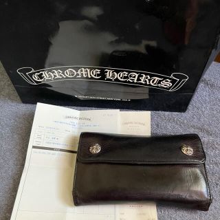 クロムハーツ(Chrome Hearts)のクロムハーツWAVE Wallet 希少カラー　ブラウン(長財布)