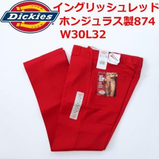 ディッキーズ(Dickies)の希少!デッド ホンジュラス製 3032ディッキーズ 874 イングリッシュレッド(ワークパンツ/カーゴパンツ)