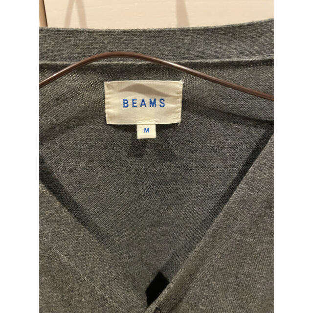 BEAMS(ビームス)のBEAMS カーディガン グレー　M メンズのトップス(カーディガン)の商品写真