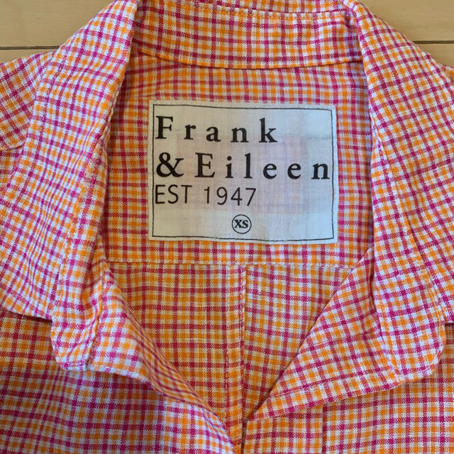 【時間指定不可】 【美品】Frank&Eileen チェックシャツ シャツ