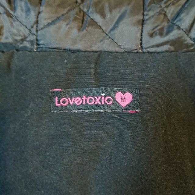 lovetoxic(ラブトキシック)の【なおなお様専用】LOVETOXIC ショート丈モッズコート ブラック キッズ/ベビー/マタニティのキッズ服女の子用(90cm~)(コート)の商品写真