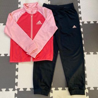 アディダス(adidas)のアディダスadidas ジャージ140 キッズ　女の子　上下セット(その他)