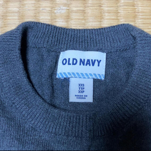 Old Navy(オールドネイビー)のOLDNAVY ドクロ　ニット　セーター　グレー メンズのトップス(ニット/セーター)の商品写真