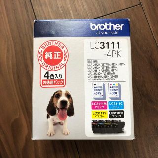 ブラザー(brother)のbrother 純正インクカートリッジ LC3111-4PK 4色(その他)