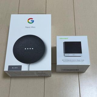 グーグル(Google)のGoogle nest mini（第2世代）＋スマートリモコン(スピーカー)