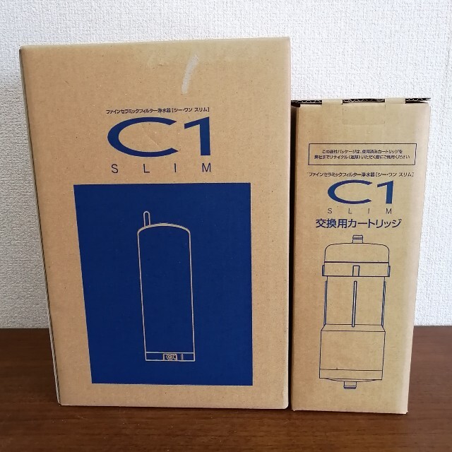 未使用 日本ガイシ 浄水器 C1 SLIM CW-401C 予備カートリッジ付属浄水機