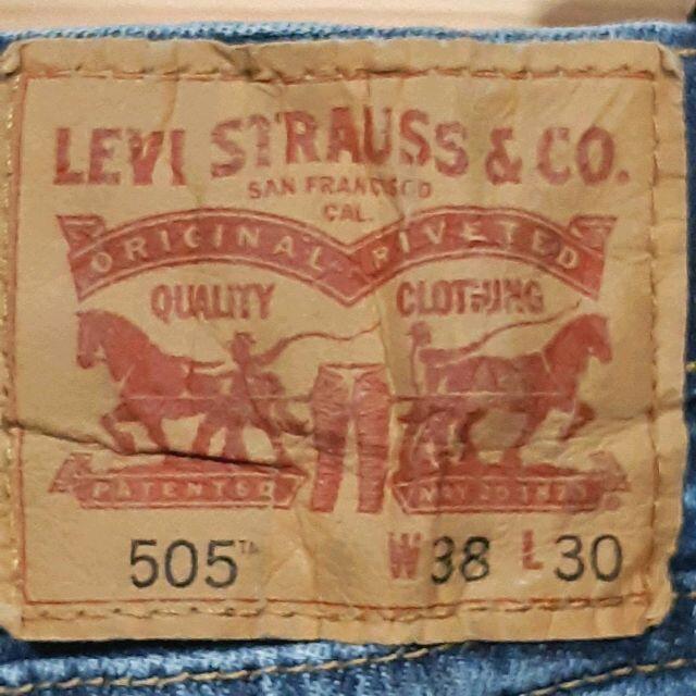 【212】リーバイスLevi's505ビッグデニム　サークルR　極太W38L30