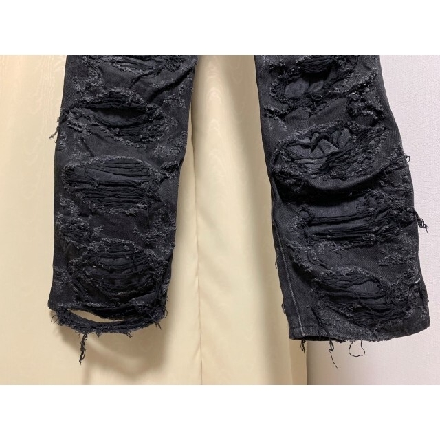 愛用 vintage 501 一点物❗️Levi - Levi's grey denim destroy デニム
