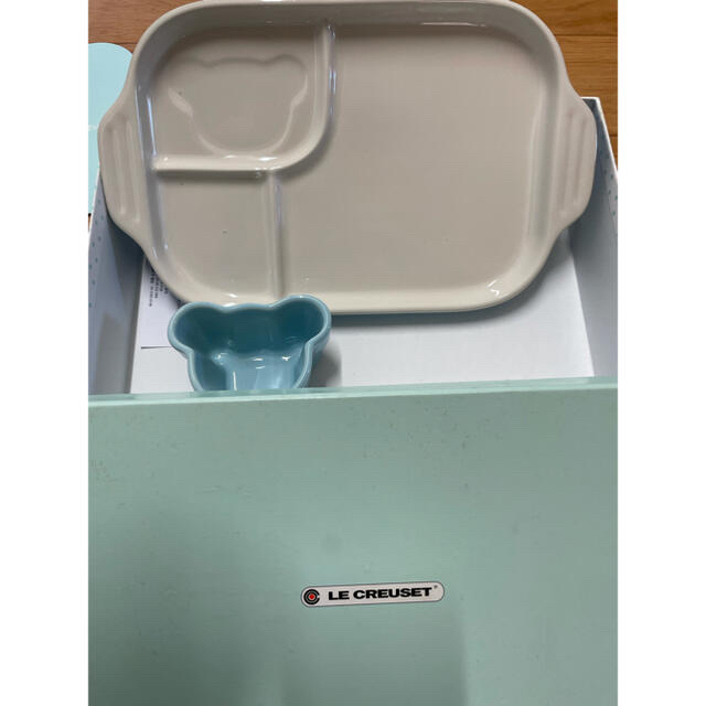 LE CREUSET(ルクルーゼ)のルクルーゼ　ベビー食器 キッズ/ベビー/マタニティの授乳/お食事用品(離乳食器セット)の商品写真