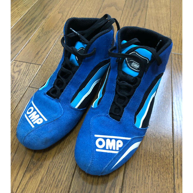 OMP レーシングシューズブルーサイズ