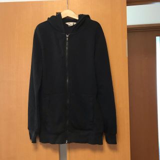 エイチアンドエム(H&M)のH&M ジップパーカー　スウェット　150cm140cm  黒エイチアンドエム(ジャケット/上着)