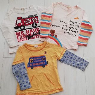 ハッシュアッシュ(HusHush)の100☆HUSHUSH☆ロンTシャツ3枚セット☆長袖Tシャツ(Tシャツ/カットソー)