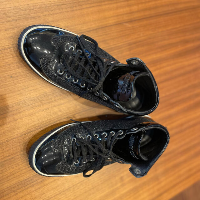 JIMMY CHOO ジミーチュウ ハイカットスニーカー サイズ25.5cm www