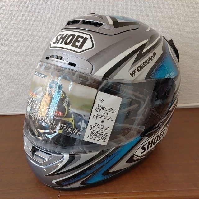 [宅送] 加藤大治郎　ヘルメット　X-Eleven DAIJIRO サイズM ヘルメット+シールド