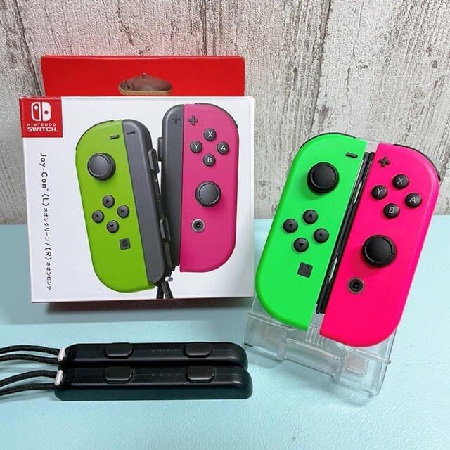 美品 人気カラー スプラトゥーン Switch 左右セット ジョイコン