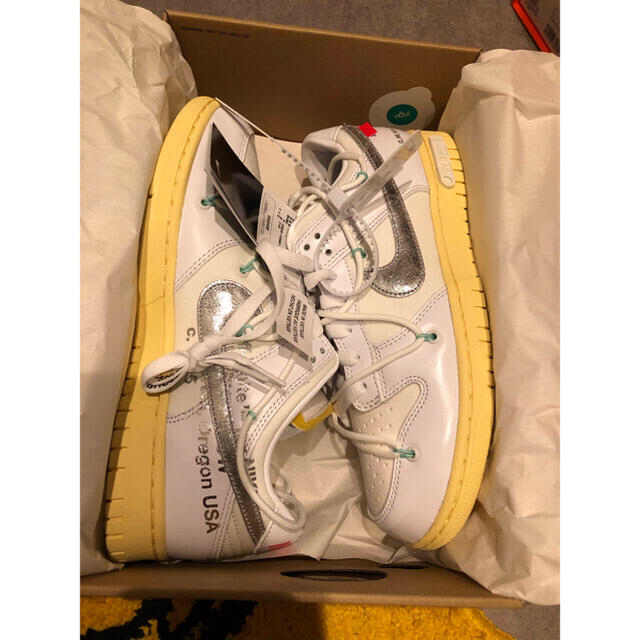 NIKE - OFF-WHITE NIKE DUNK LOW 1 OF 50 lot1