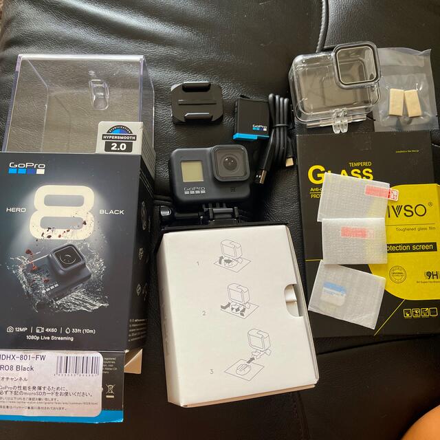 最終お値下げ　gopro  hero8 ダイブハウジング　保護ガラス