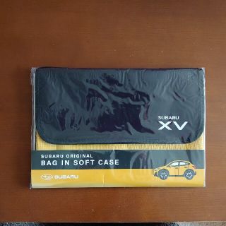 スバル(スバル)のスバル　XV　オリジナル　バッグ　イン　ソフト　ケース　イエロー（非売品）(ノベルティグッズ)