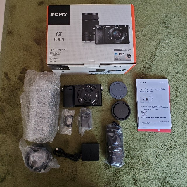 低価格 SONY - sony α6000 ズームレンズキット アクセサリー付き