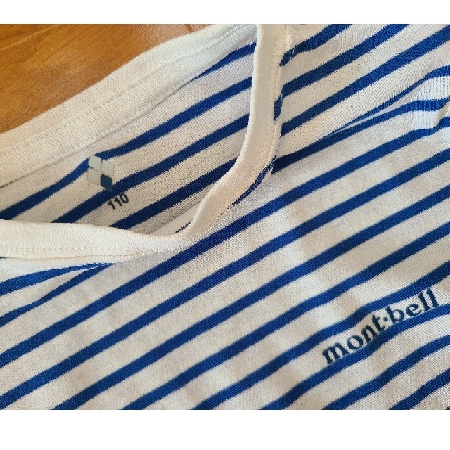 mont bell(モンベル)のmont-bell　キッズ110　ロングTシャツ キッズ/ベビー/マタニティのキッズ服男の子用(90cm~)(Tシャツ/カットソー)の商品写真