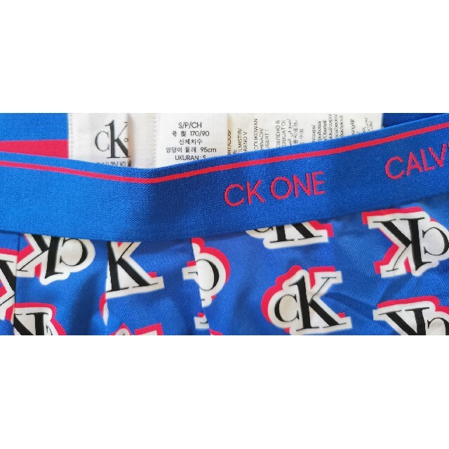 Calvin Klein(カルバンクライン)のカルバンクライン　新品　メンズ　ボクサーパンツ(CK/ブルーS) メンズのアンダーウェア(ボクサーパンツ)の商品写真