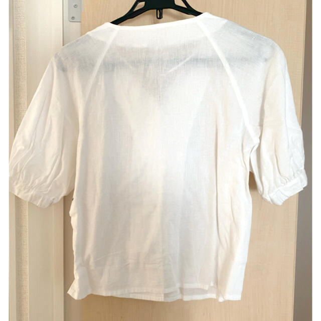 GU(ジーユー)のGU リネンブレンドブラウス レディースのトップス(シャツ/ブラウス(半袖/袖なし))の商品写真