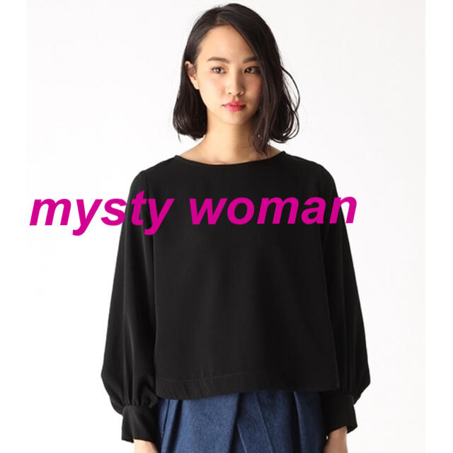 mysty woman(ミスティウーマン)のmysty woman プルブラウス　※美品 レディースのトップス(シャツ/ブラウス(長袖/七分))の商品写真