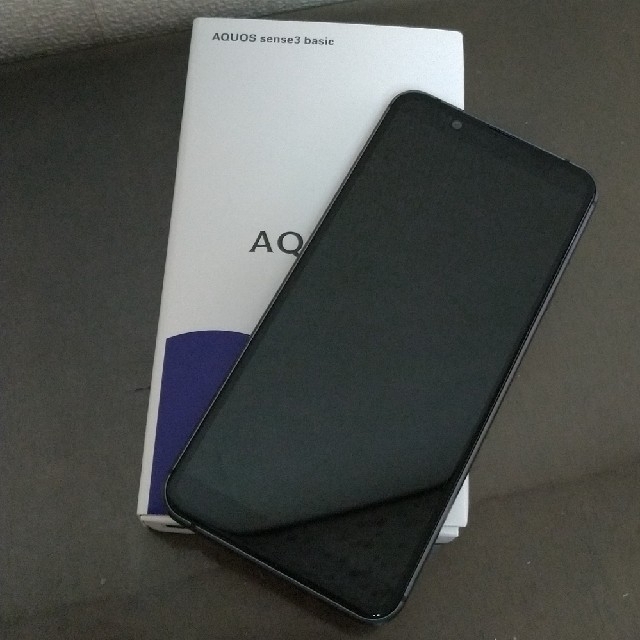 【新品未使用】SIMフリー AQUOS sense3 basic ブラック 2