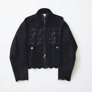 マルタンマルジェラ(Maison Martin Margiela)のmasu flower cut leather blouson(ブルゾン)