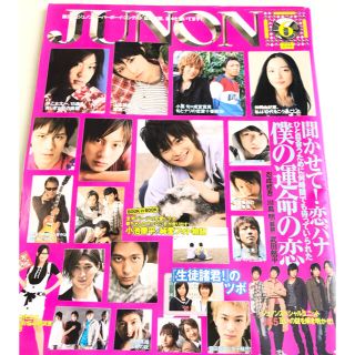 シュフトセイカツシャ(主婦と生活社)のJUNON 2007年6月号(アート/エンタメ/ホビー)