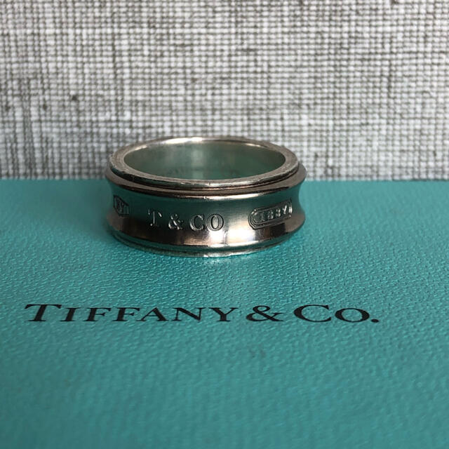 Tiffany & Co.(ティファニー)のティファニー SV925/チタン1837 リング　17号 メンズのアクセサリー(リング(指輪))の商品写真