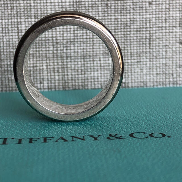 Tiffany & Co.(ティファニー)のティファニー SV925/チタン1837 リング　17号 メンズのアクセサリー(リング(指輪))の商品写真