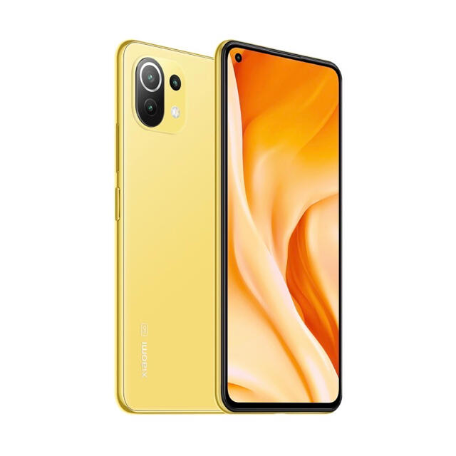 ANDROID(アンドロイド)のXiaomi Mi 11 Lite 5G citrusyellow SIMフリー スマホ/家電/カメラのスマートフォン/携帯電話(スマートフォン本体)の商品写真