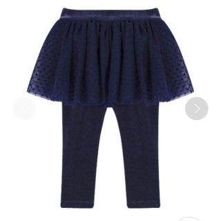 プチバトー(PETIT BATEAU)のプチバトー⭐︎チュールスカート付きベロアカルソン(パンツ/スパッツ)